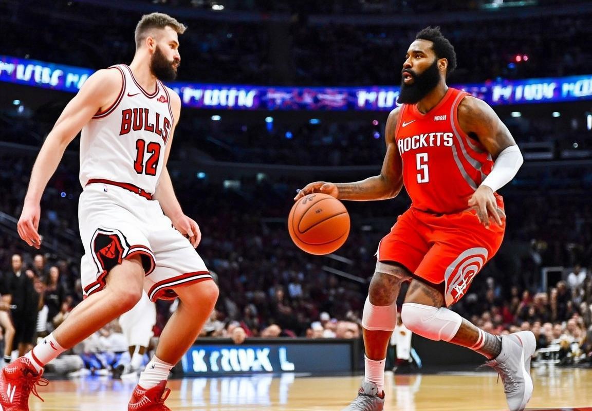 2019NBA火箭对公牛巅峰对决：三分盛宴与战术解析(图2)